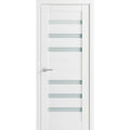 Solid French Door Frosted Glass 36 x 80 inches Single Regular Panel Frame Trims Handle G6080