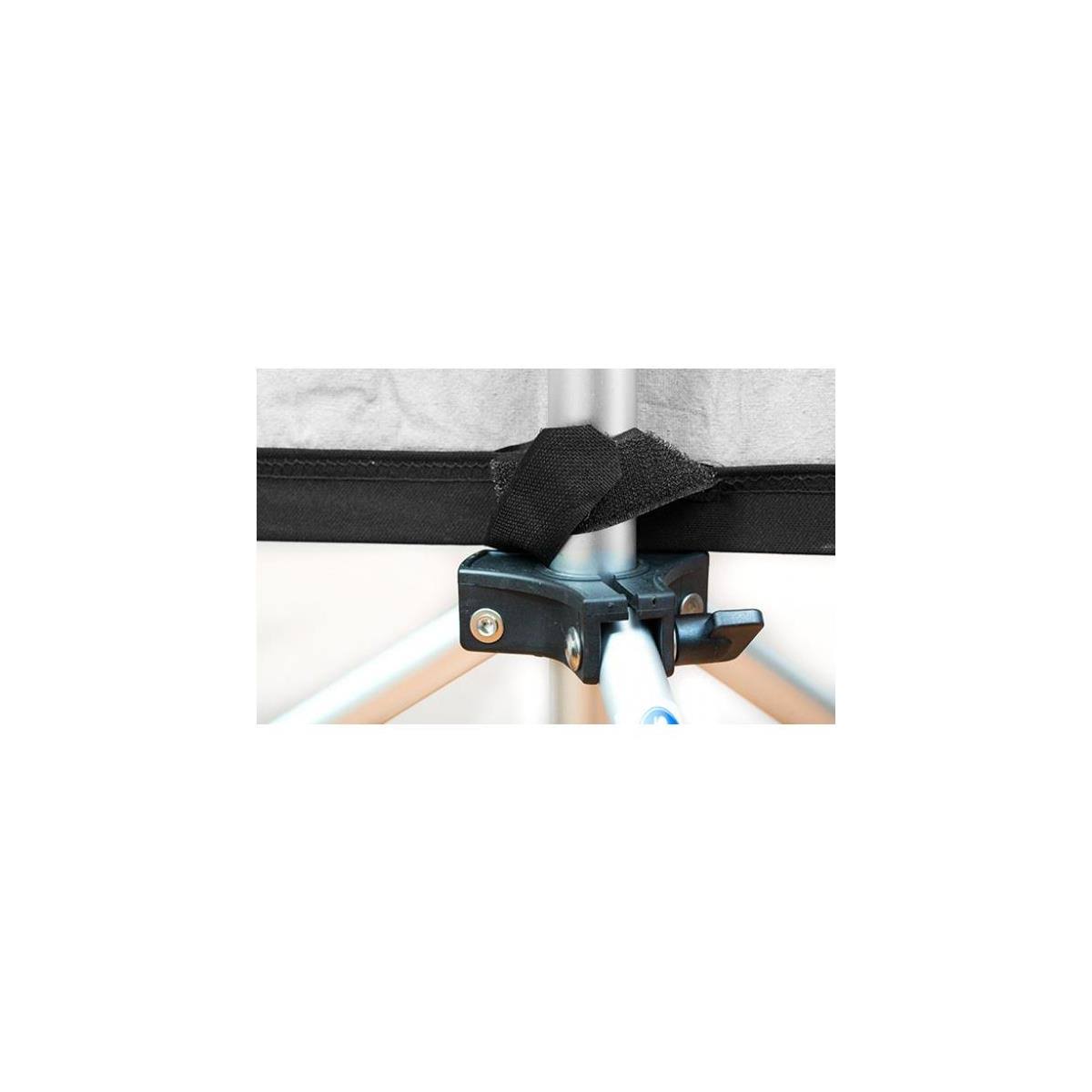 Collapsible/Reversible Background 5x6 ft Black/White B9703