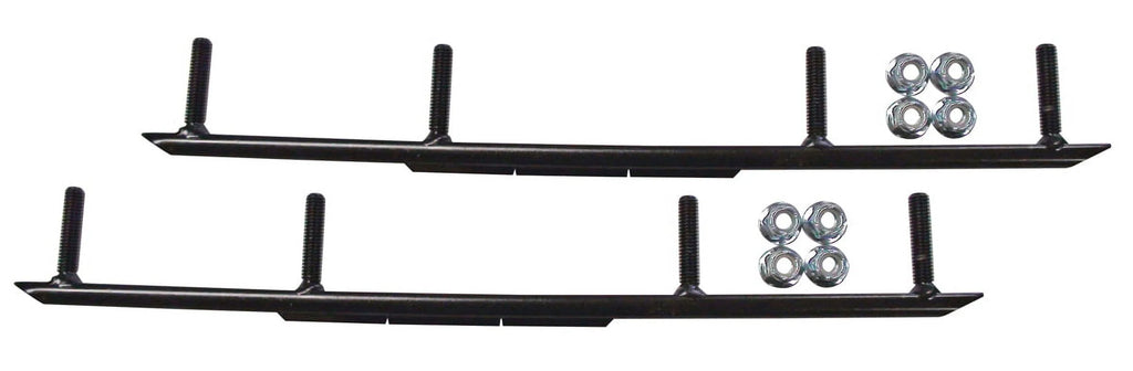 Blue Razor Snowmobile Skis with 10" Round Bars Complete Kit L9964