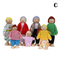 7pcs Wooden Doll Family Educational Toys G82048