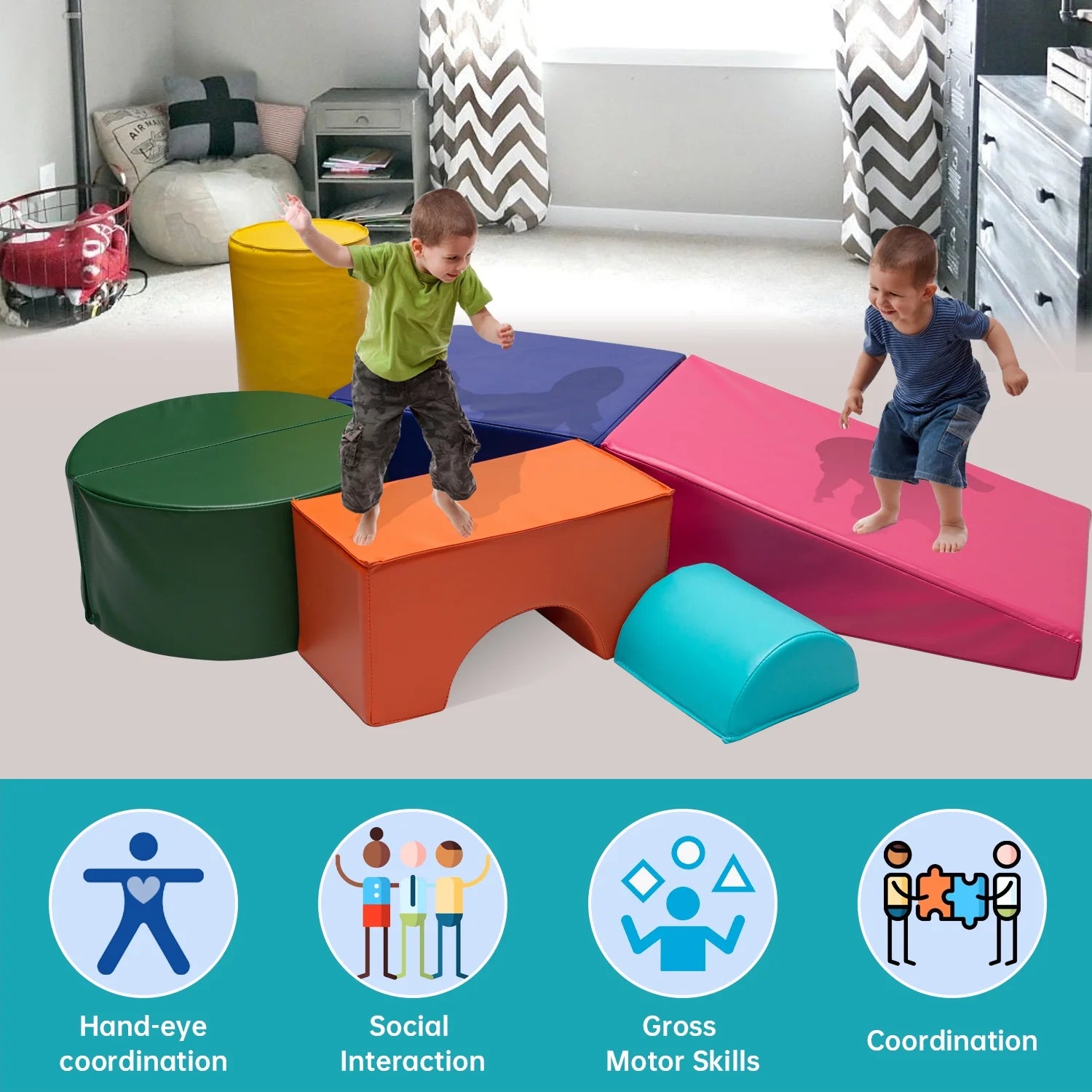 6PC Colourful Foam Play Set N440