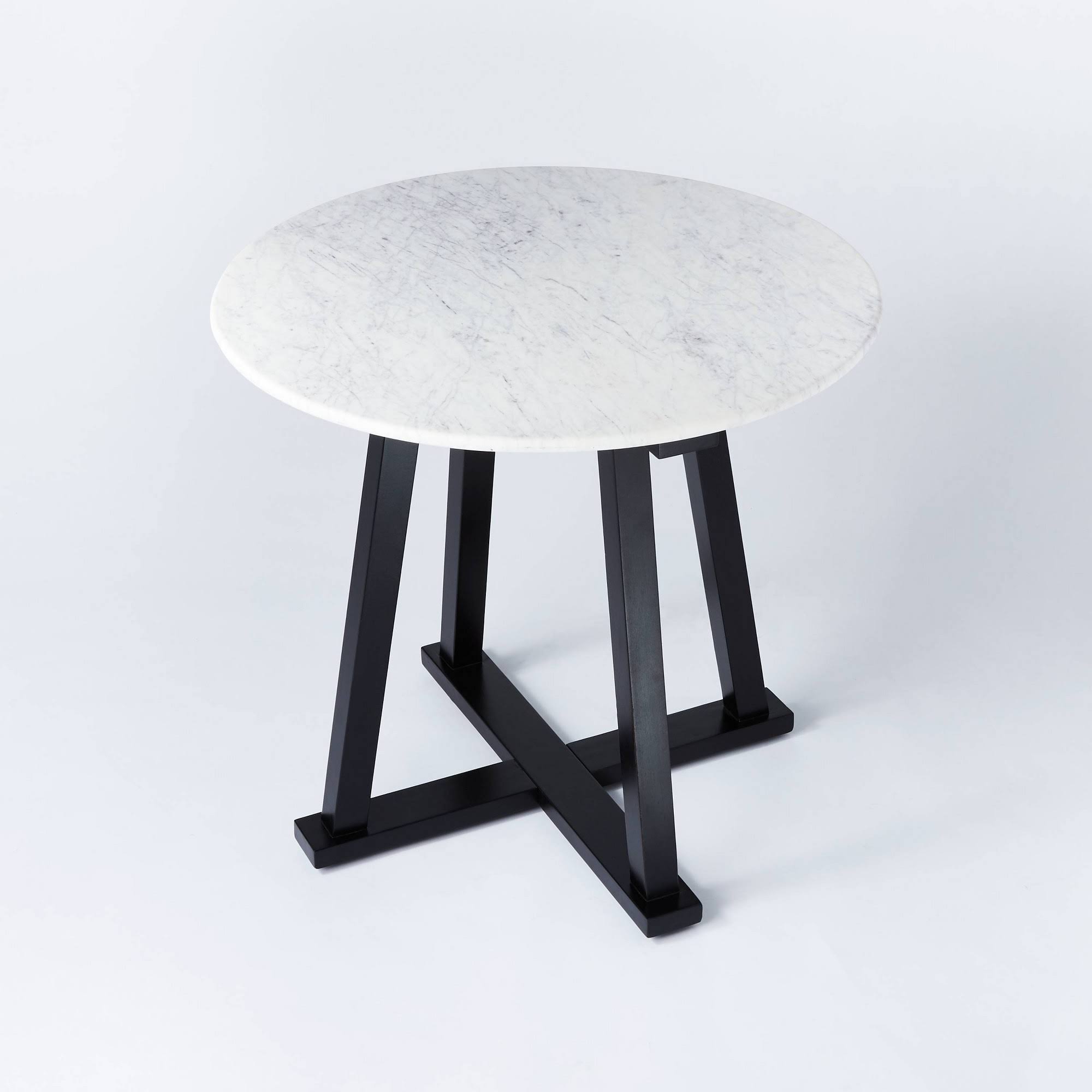 White Marble Accent Table V57512