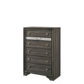 Gray 6 Drawer Chest B181