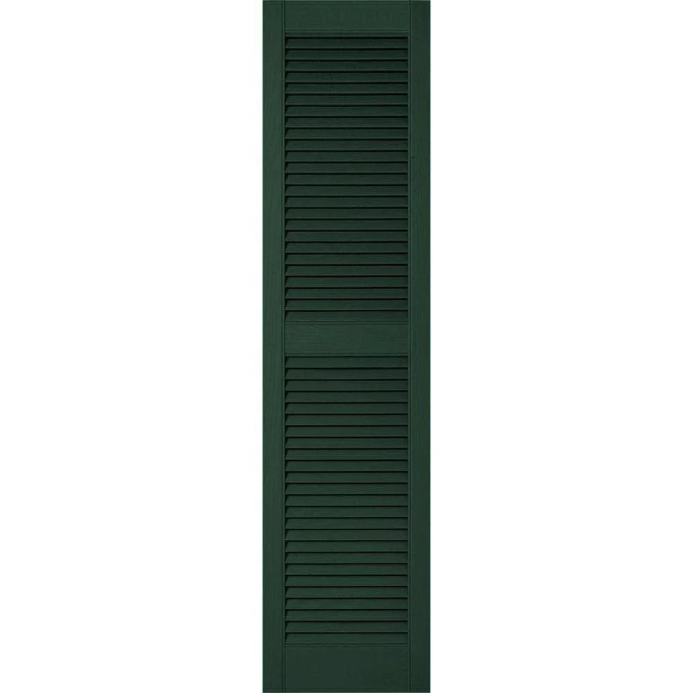 Midnight Vinyl Open Louver Shutters F562507