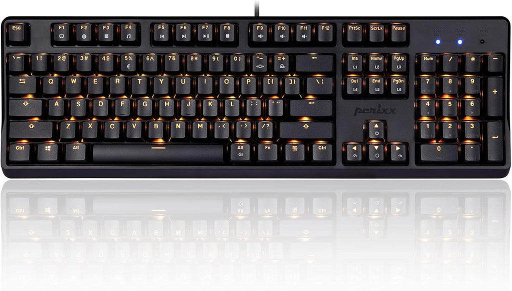 Mechanical Gaming Keyboard with RGB Backlighting and Gateron Blue Switches B8778