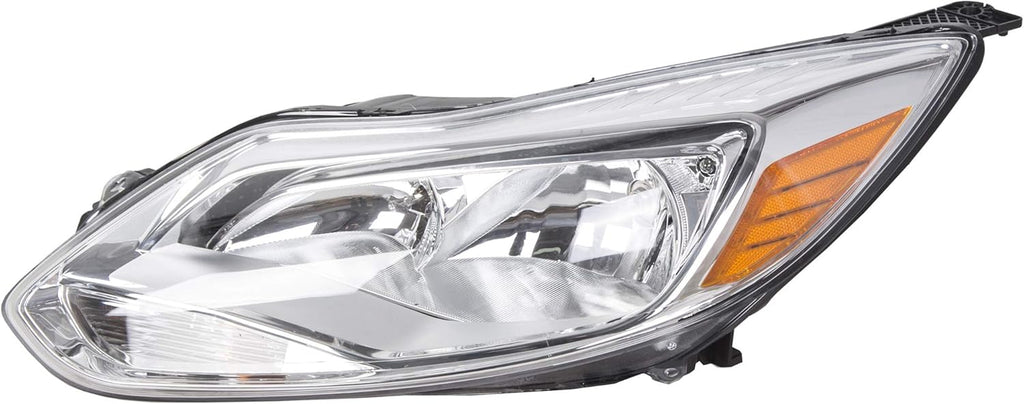 Chrome Housing Halogen Headlights for 2012-2014 Ford Focus L232