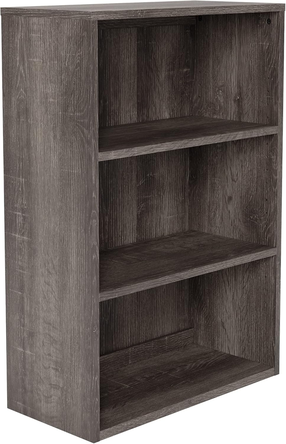 Grayish Brown Bookcase with 2 Adjustable Shelves M22506