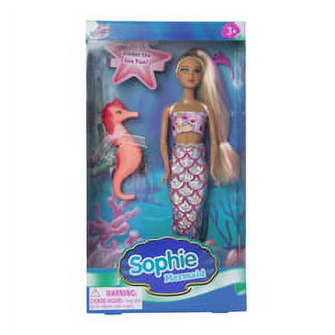 Black Hair & Blonde Hair Mermaid Doll (2 Doll) T492