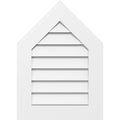 Peaked Top Surface Mount PVC Gable Vent F68704