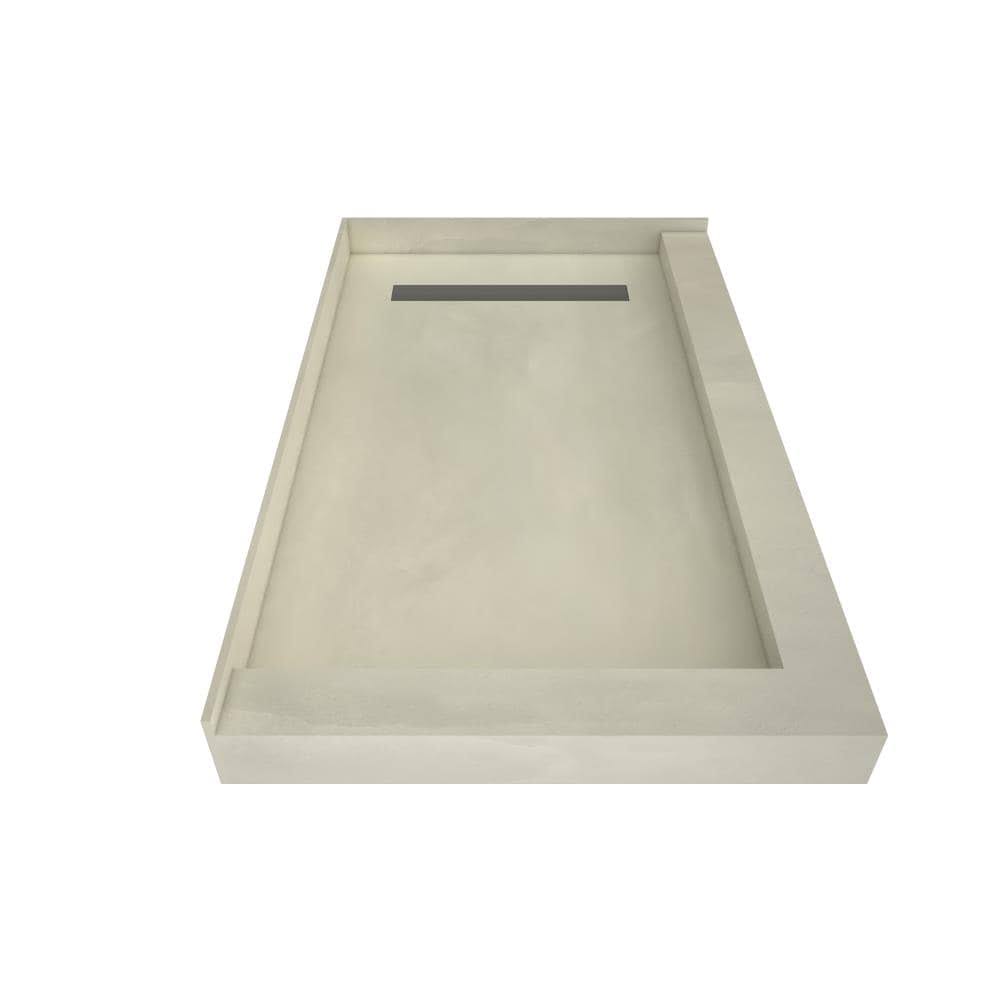 60x22 x 34x22 Double Threshold Shower Base with Drain Top I7800