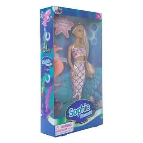 Black Hair & Blonde Hair Mermaid Doll (2 Doll) T492