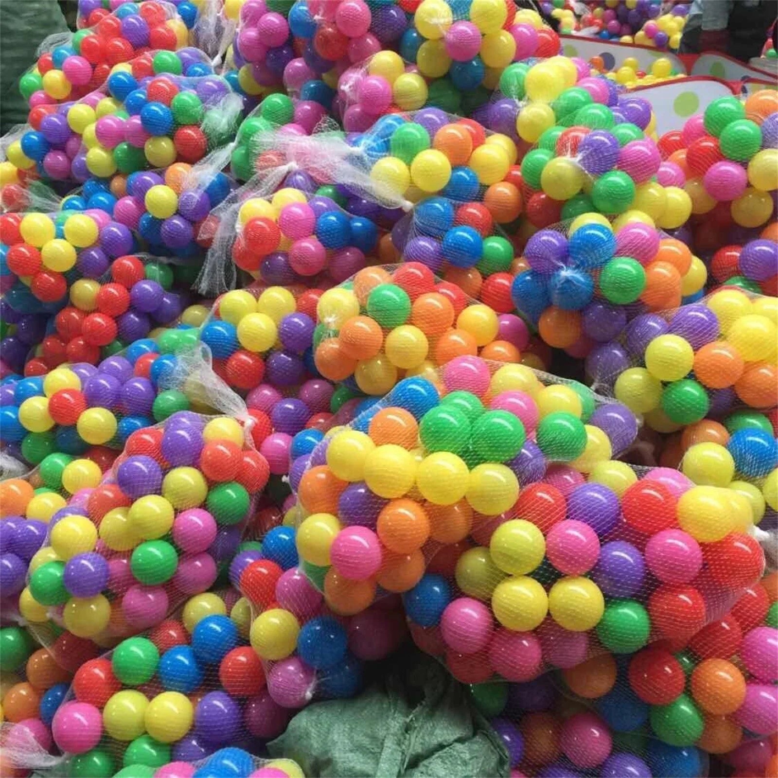 100PCS 5.5cm Colorful Soft Plastic Ocean Balls S3528
