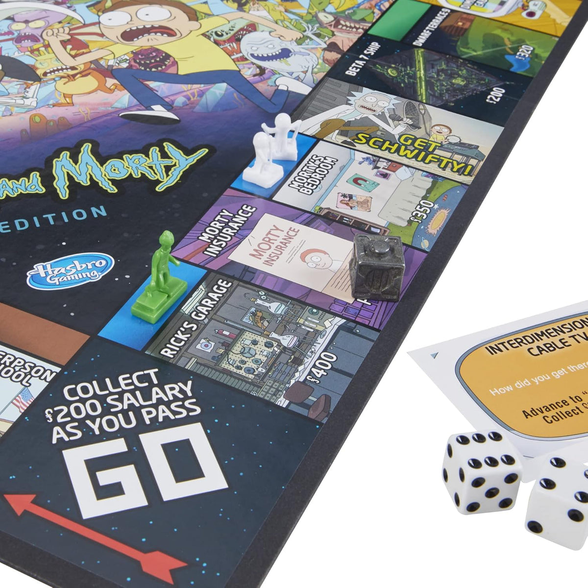 Monopoly Board Game with Collectible Tokens S30492