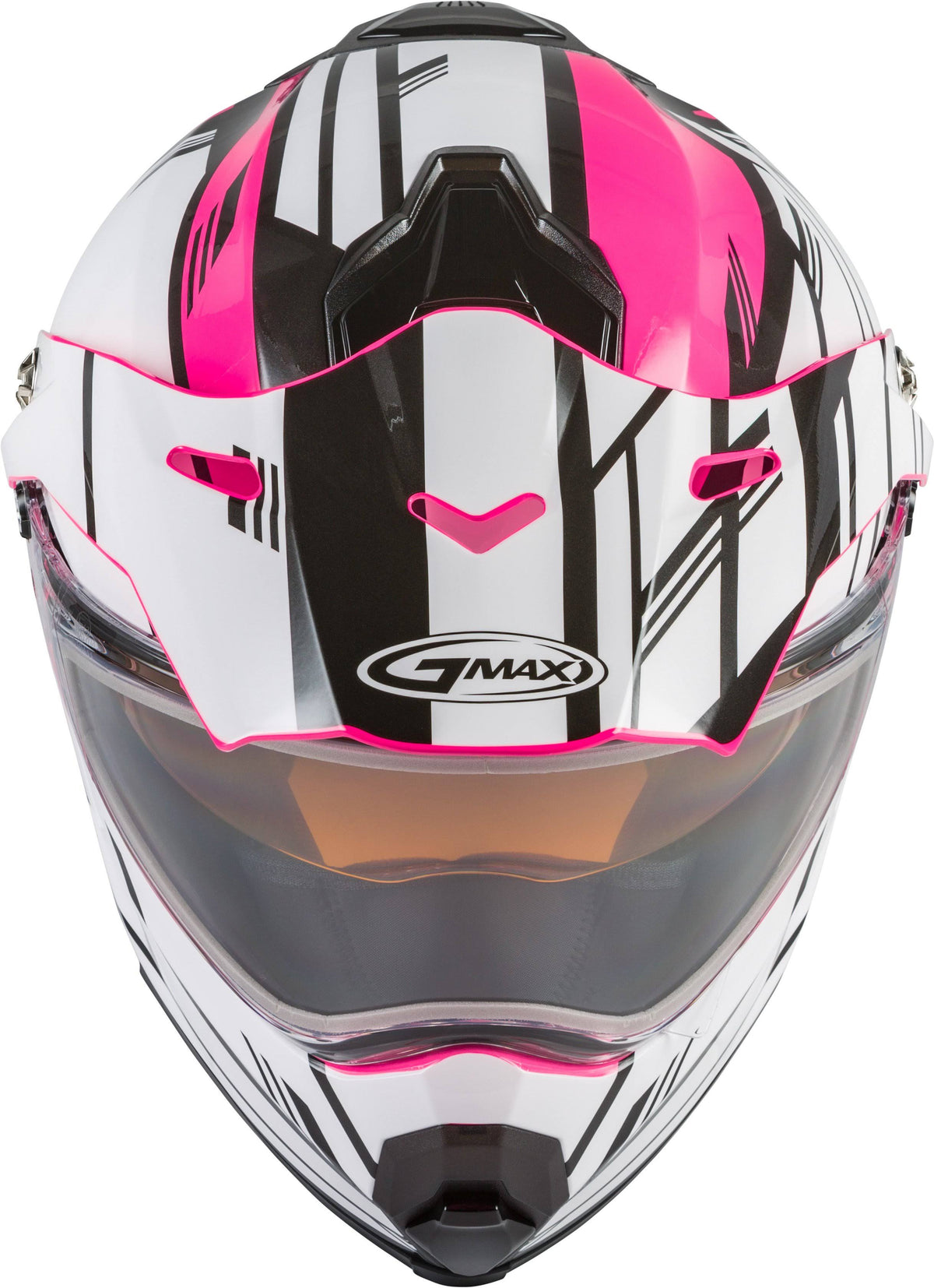 Pink White Black Snow Helmet with Shield H459600
