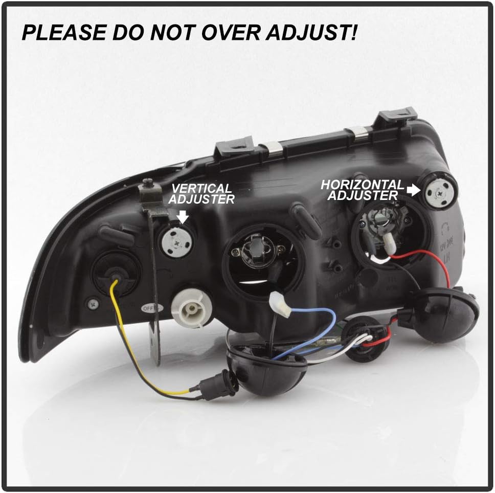 Black Housing Projector Headlights Headlamps Assembly I94446