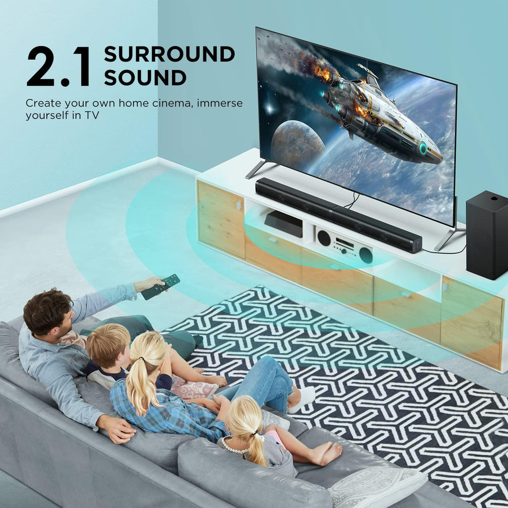 2.1 Slim Sound Bar with Subwoofer Z48071