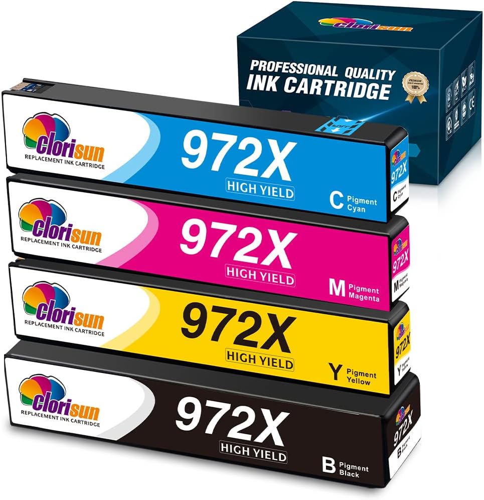Compatible Ink Cartridge 4-Pack for HP 972X Printers E3799