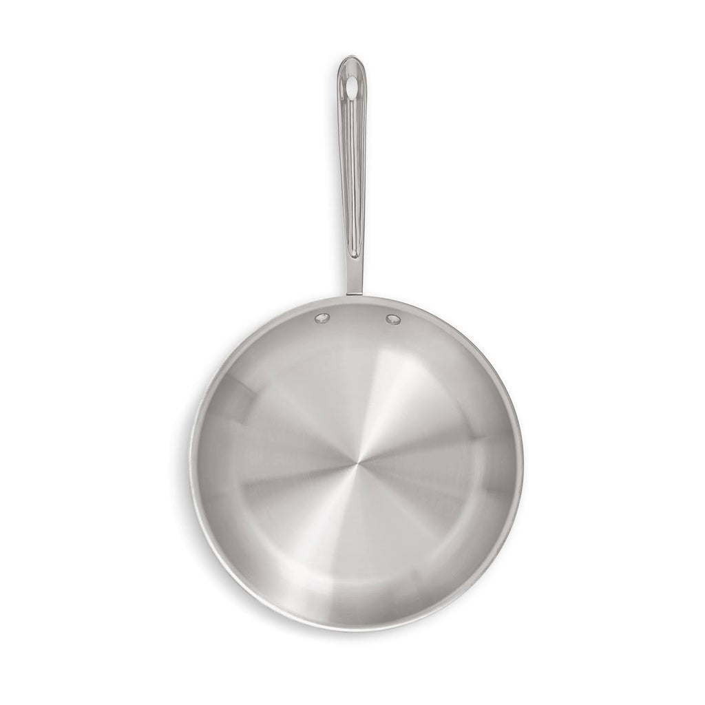 Brushed Stainless 10x22 Fry Pan R9031