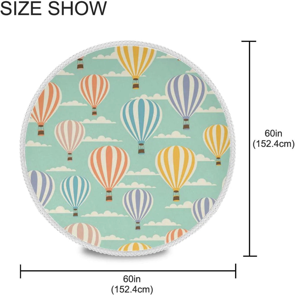 60 Inch Round Waterproof Tablecloth with Lace N47300