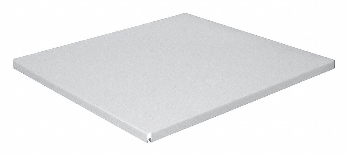 Half Shelf, 18 in. W x 24 in. D, Dove Gray F48531