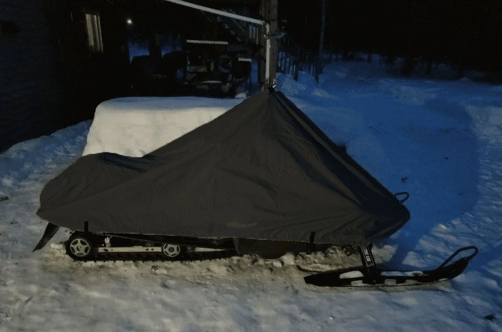 200 Denier All Black Snowmobile Cover W125845
