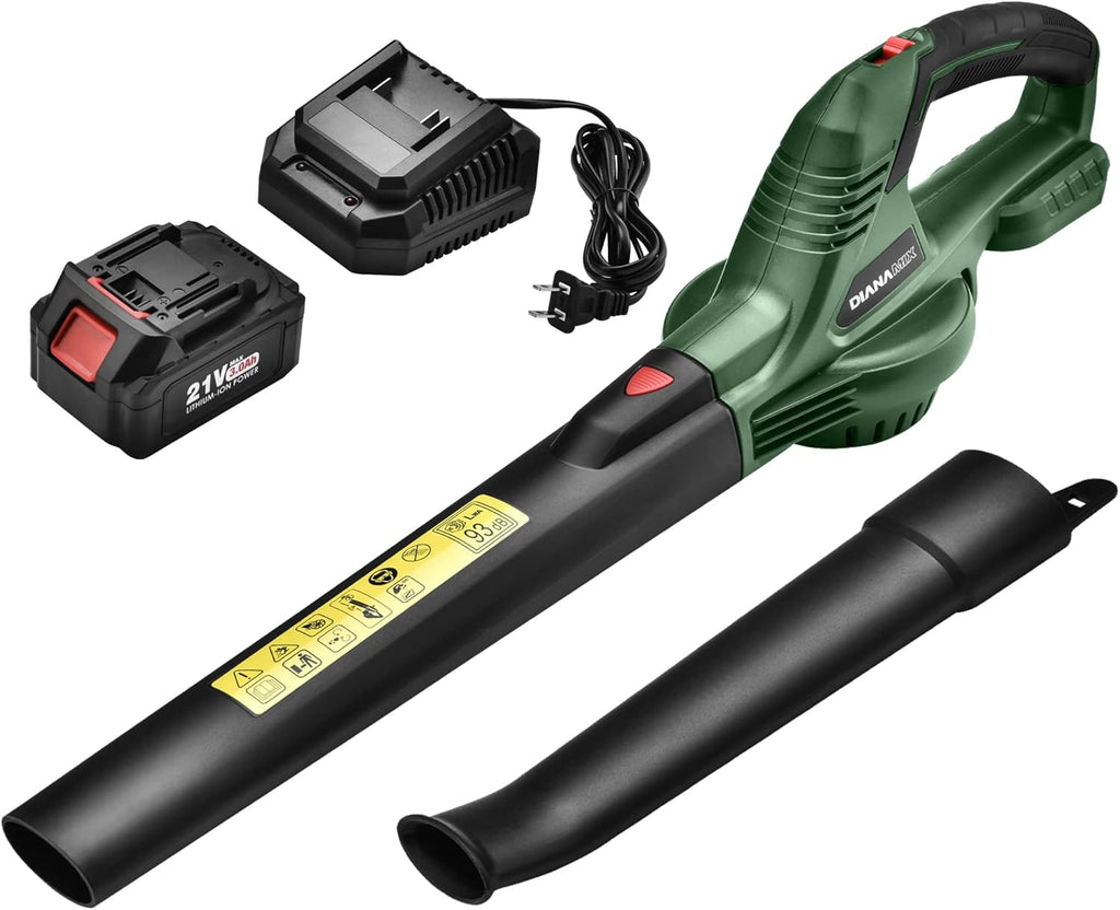 Cordless Electric Leaf Blower with Battery and Charger O253819