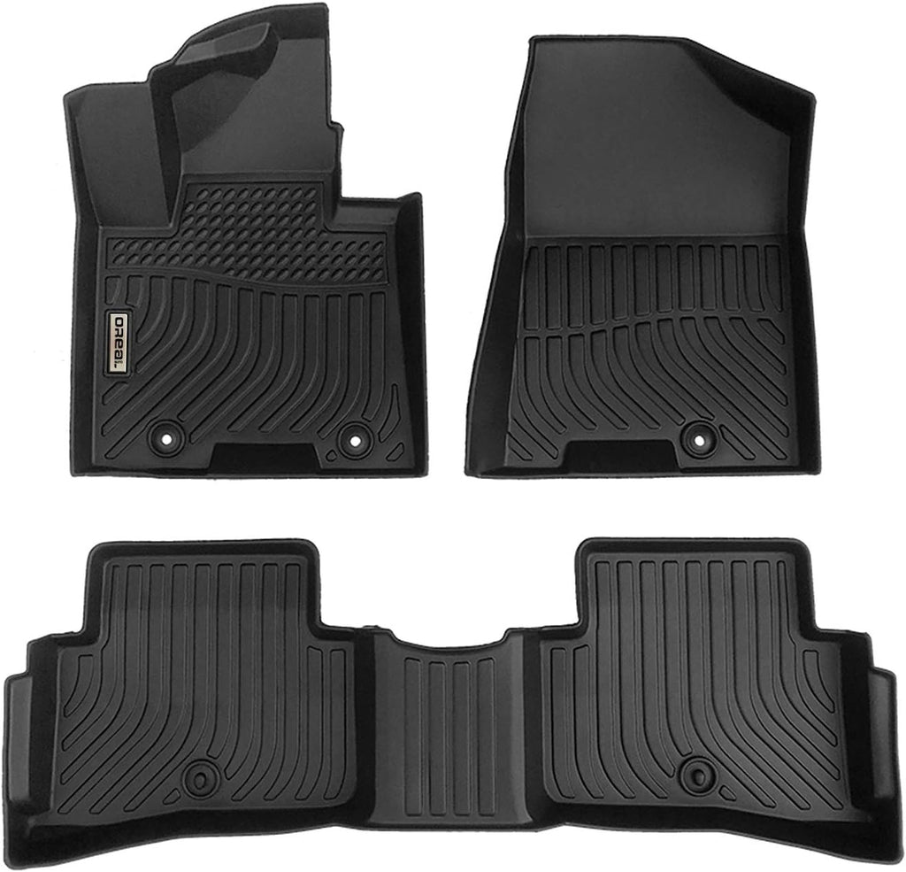 Black Front and Rear Car Mats for Hyundai Tucson 2019 2020 2021 K6684