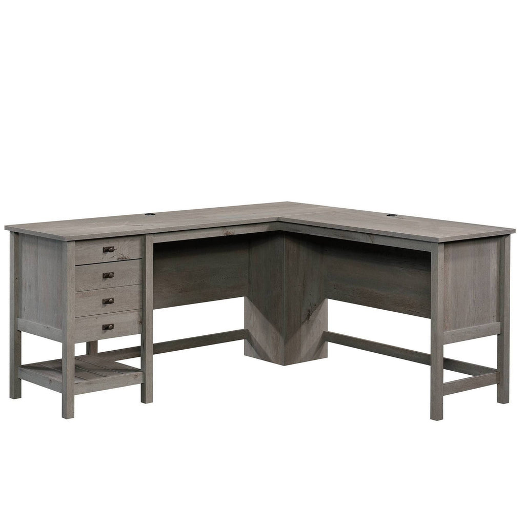 L Shaped Computer Desk in Mystic Oak D1920