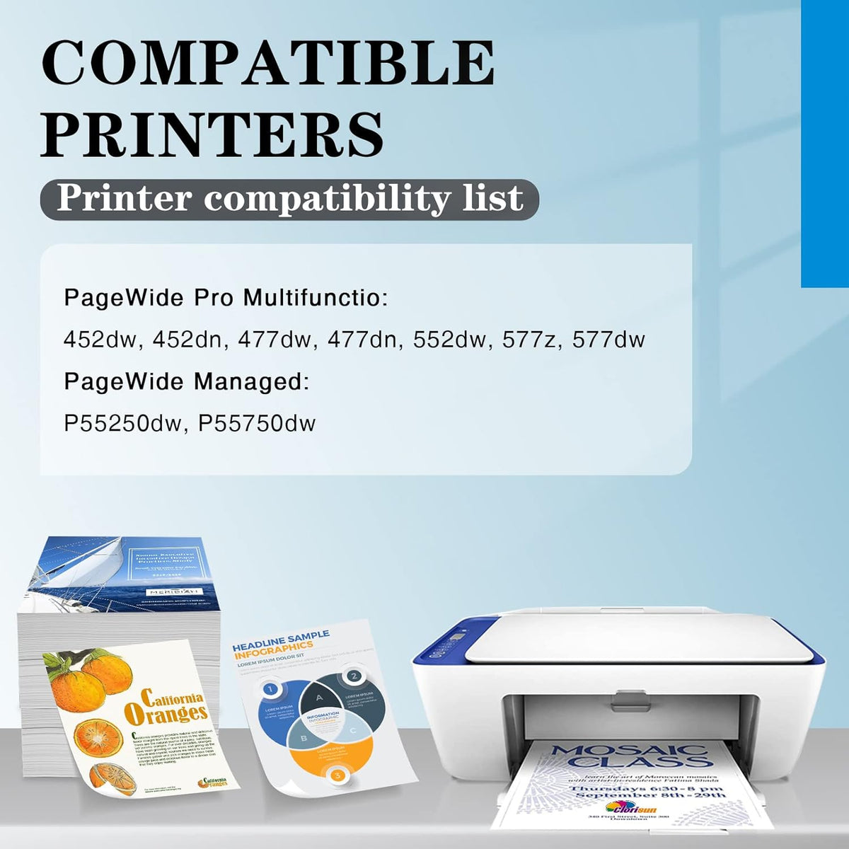 Compatible Ink Cartridge 4-Pack for HP 972X Printers E3799