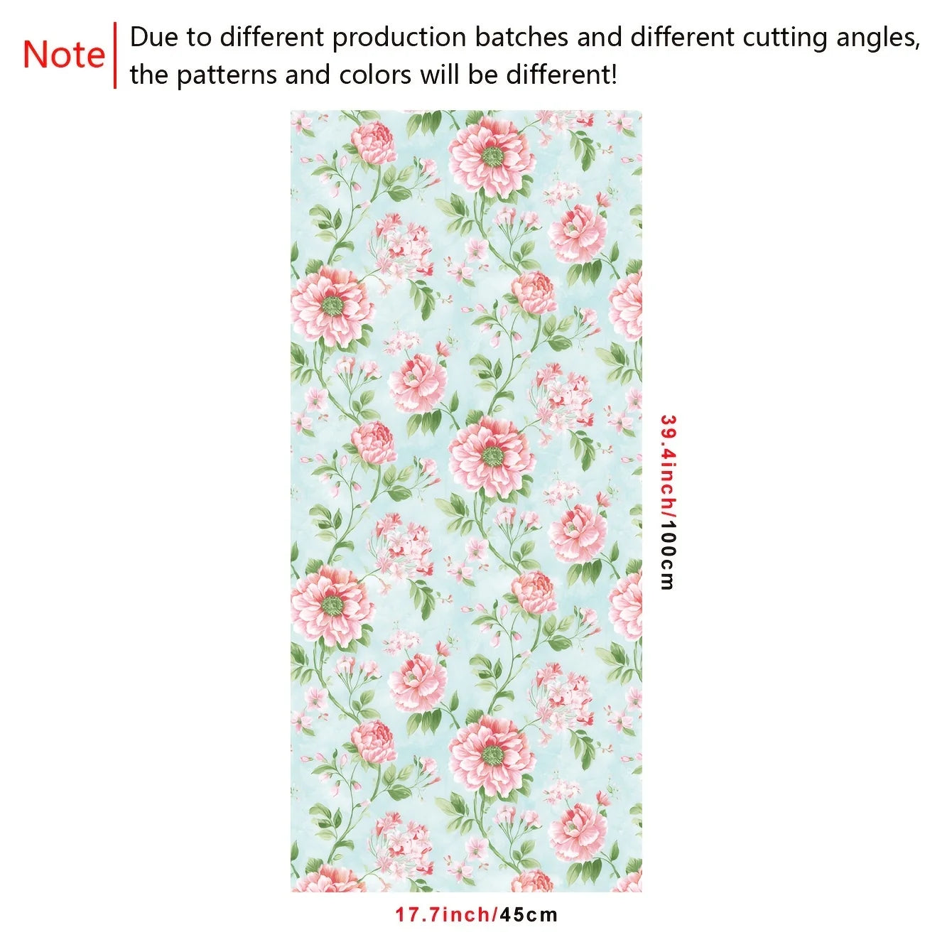 Pink Flowers And Leaves Peel And Stick Wallpaper T7844