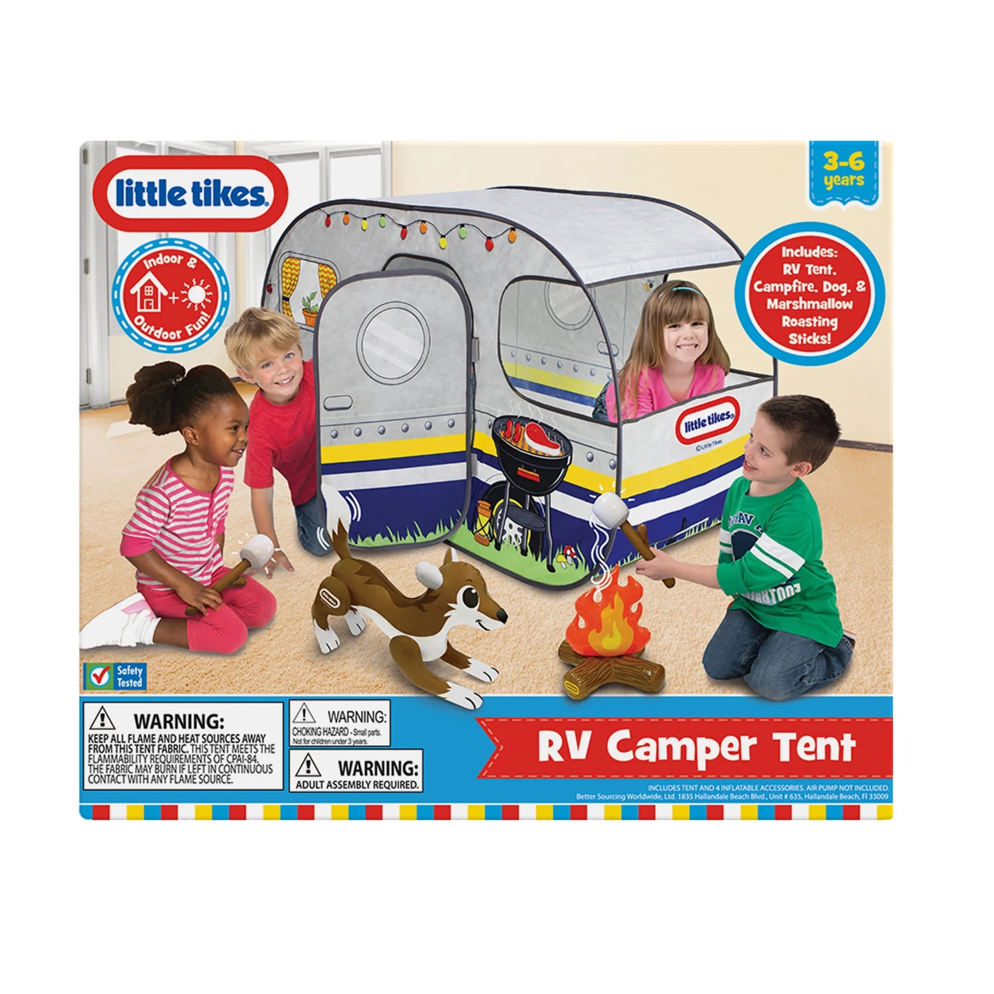 Pop-Up Playhouse Tent with Inflatable Accessories U27352