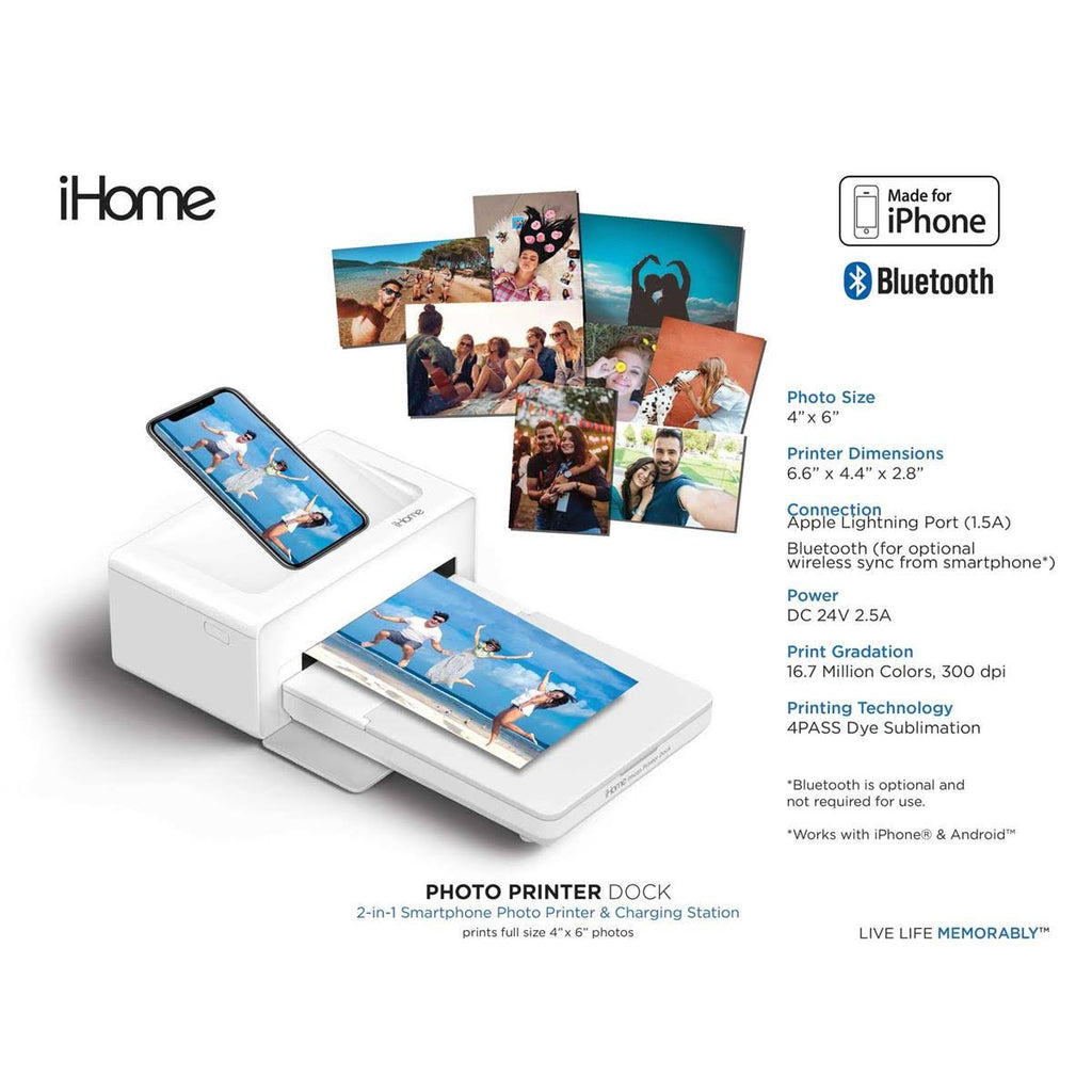 2-in-1 Photo Printer and Lightning Dock T856