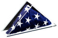 Clear Acrylic American Flag Display Case Wall Mount W330