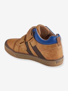 Camel High Top Trainers with Touch Fasteners D35381