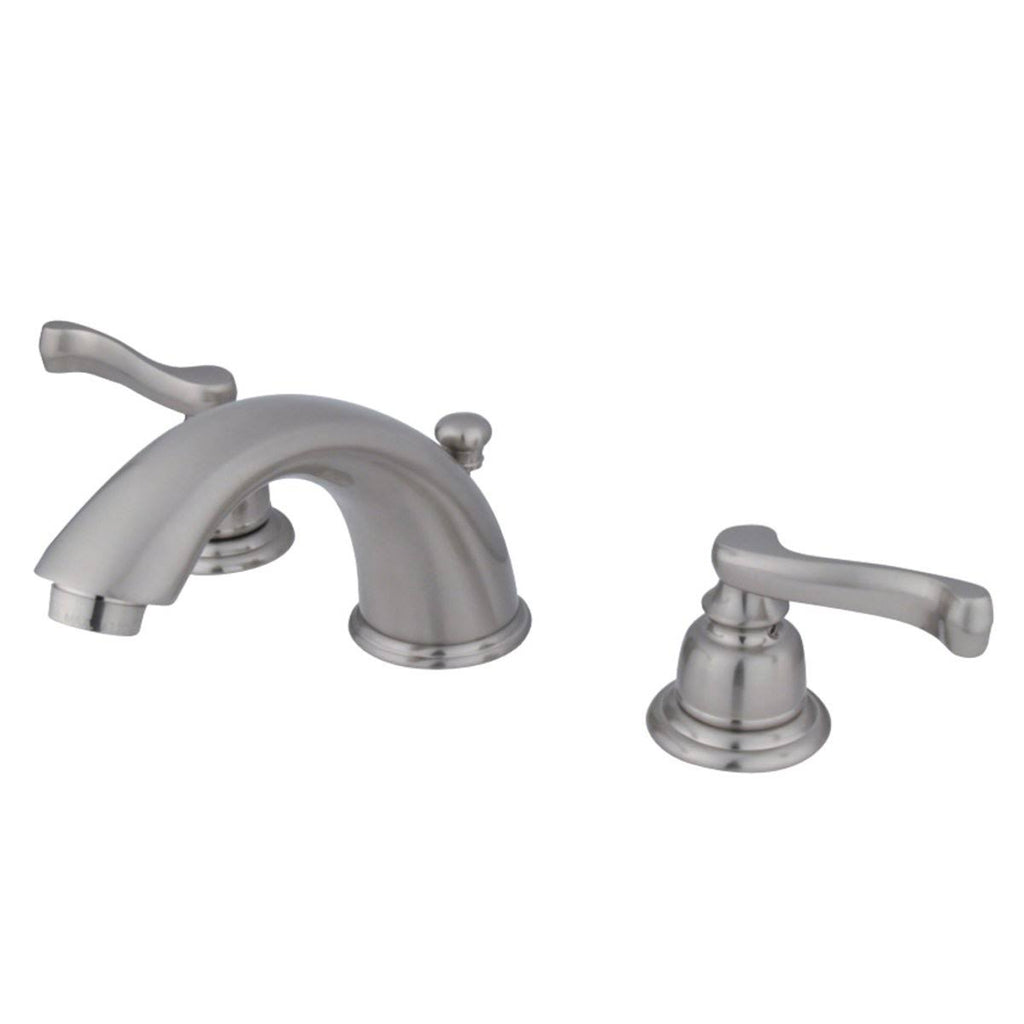 Chrome Widespread Bathroom Faucet with Pop-Up E4549