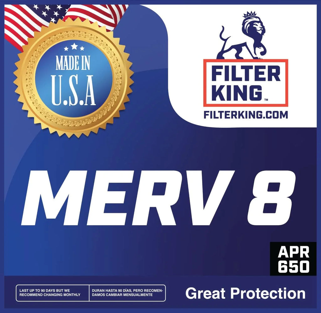 20.5x66x1 MERV 8 Pleated HVAC Air Filter 4-PACK A323