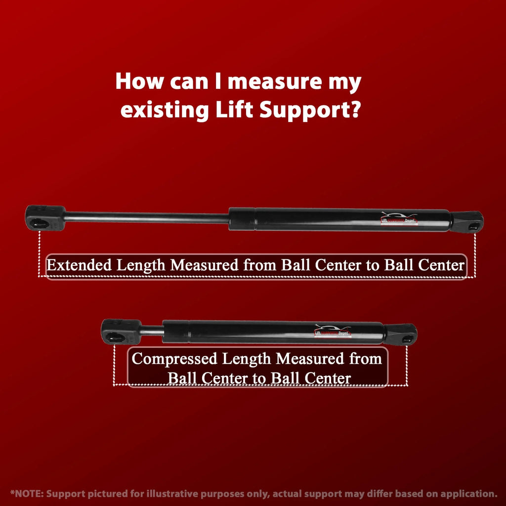 Qty 2 Gas Shock Lift Supports for Honda Hr-V 2016 to 2018 U4358