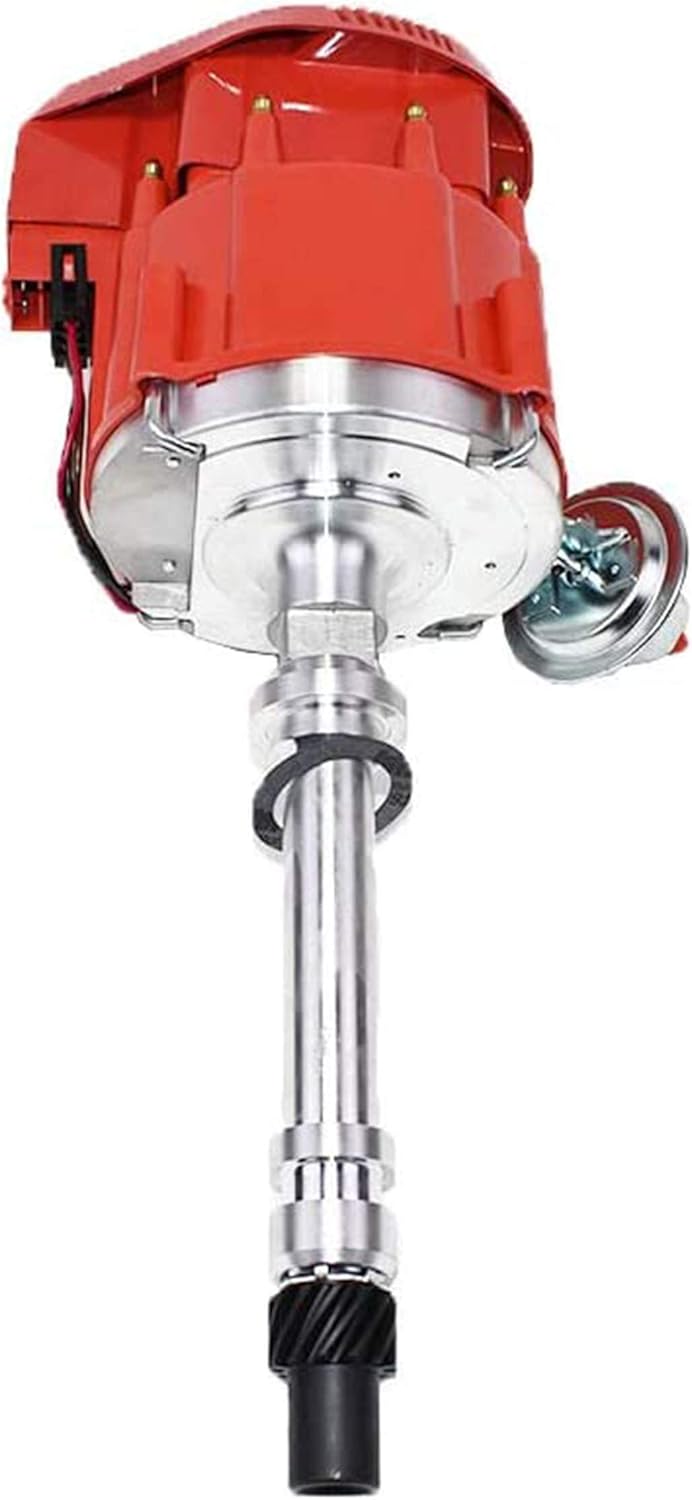 HEI Distributor 65K Coil 7500 RPM Super Red Cap Pack of 2 X3476