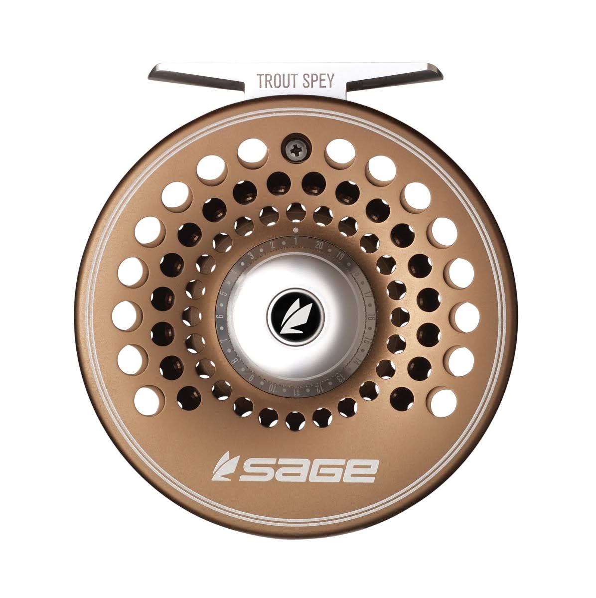 Sage Trout Spey Fly Reel - 3/4/5 - Stealth/Silver T6776