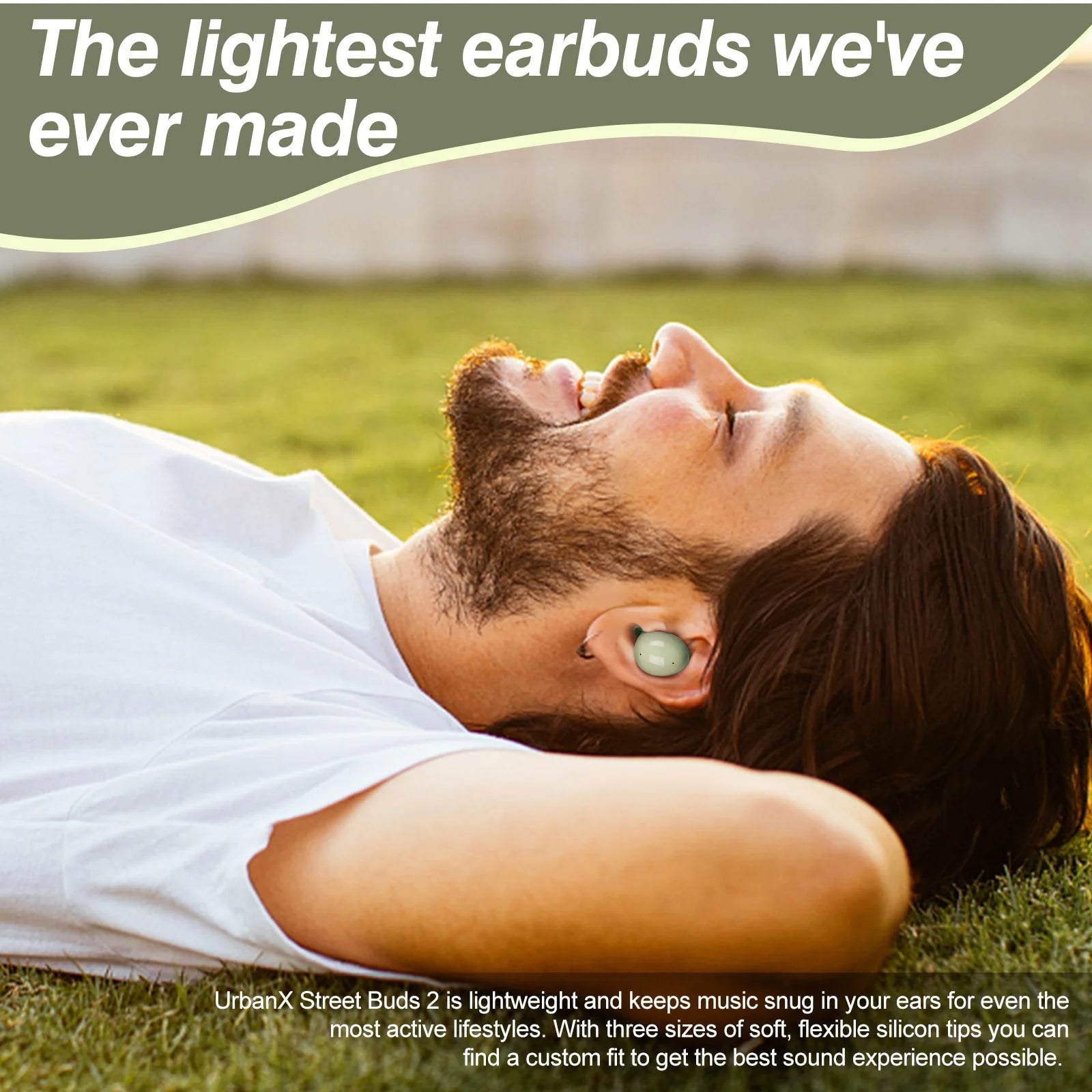 Green Truly Wireless Bluetooth Headphones C5449