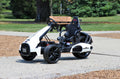 Electric Go Kart 12V White Ride on Car P265346