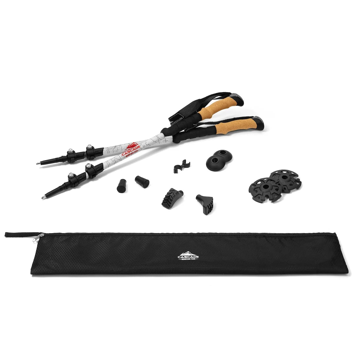 Carbon Fiber Cork Grip Trekking Poles K108177