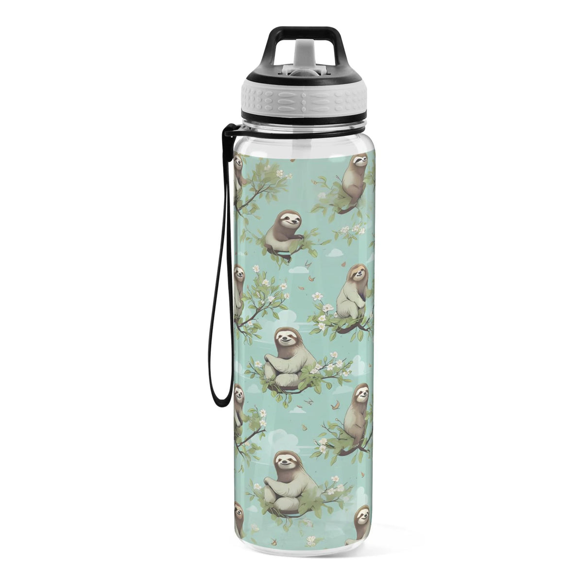 32oz Tritan Leakproof Clear Sports Water Bottle F95979