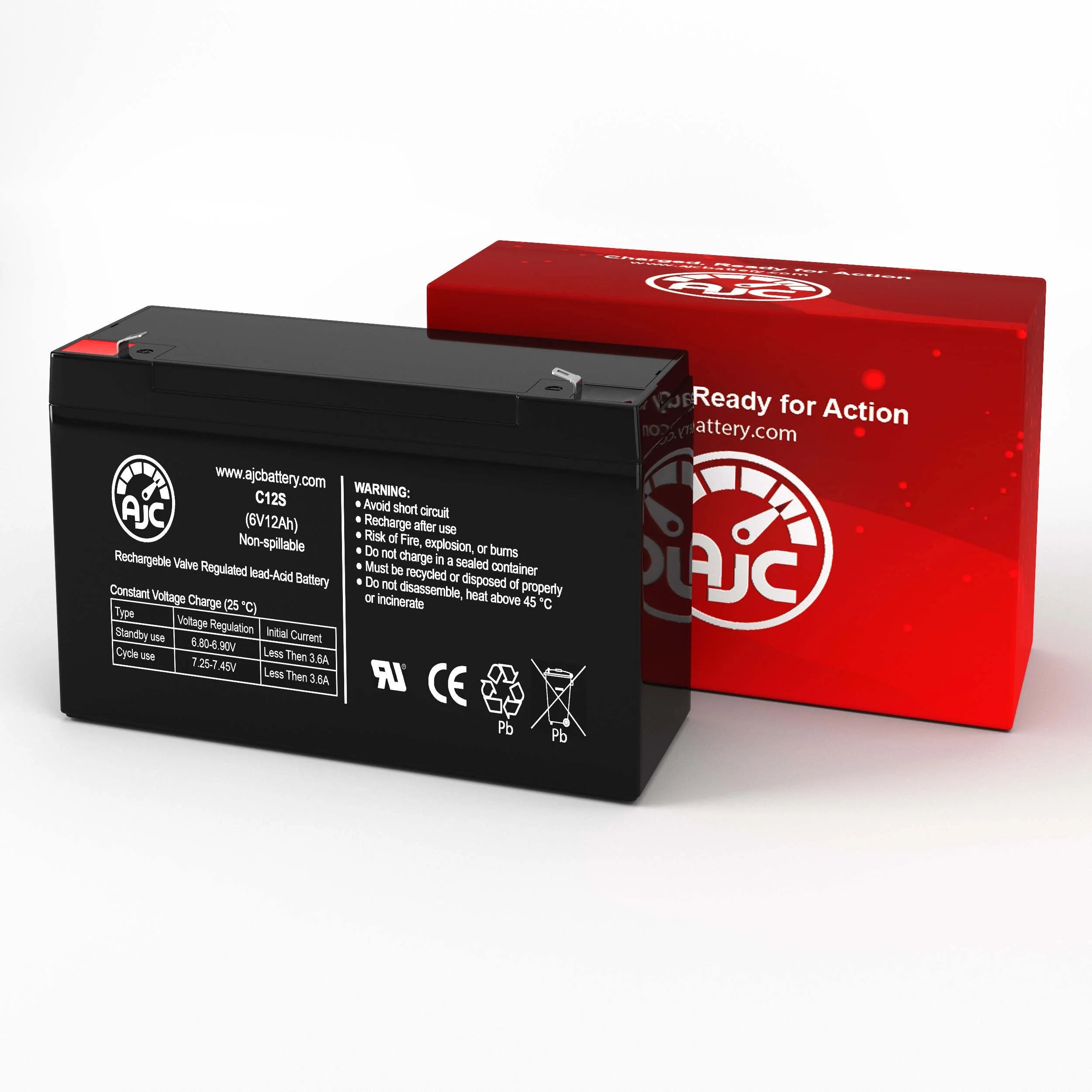 6V 12Ah Ride-On Toy Battery R270