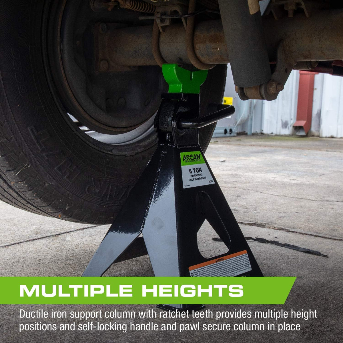 6-Ton Steel Jack Stands Pack of 2 O548395