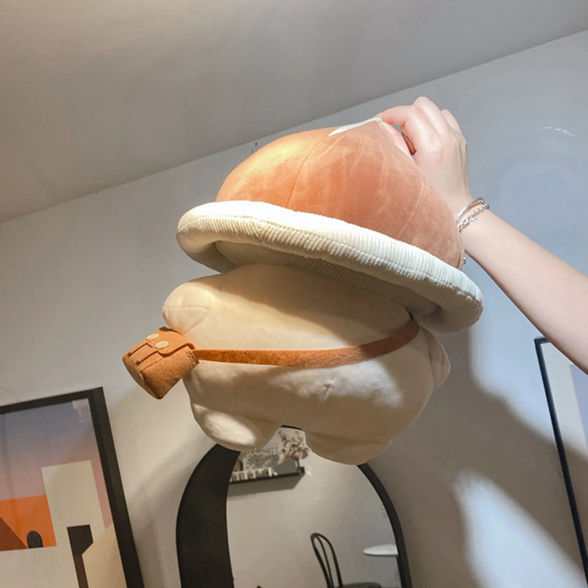 Mushroom Plush Stuffed Toys Shiitake Pillow F906107
