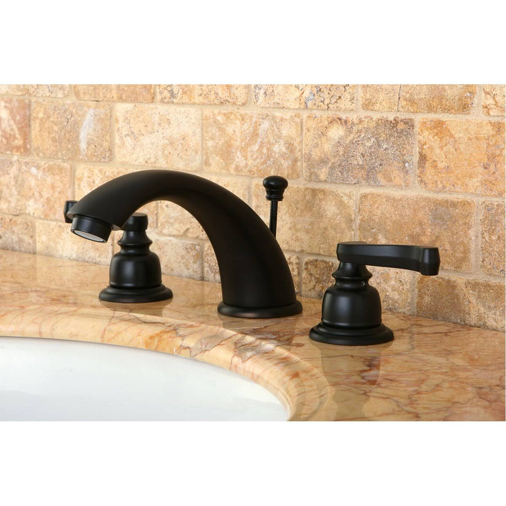Chrome Widespread Bathroom Faucet with Pop-Up E4549