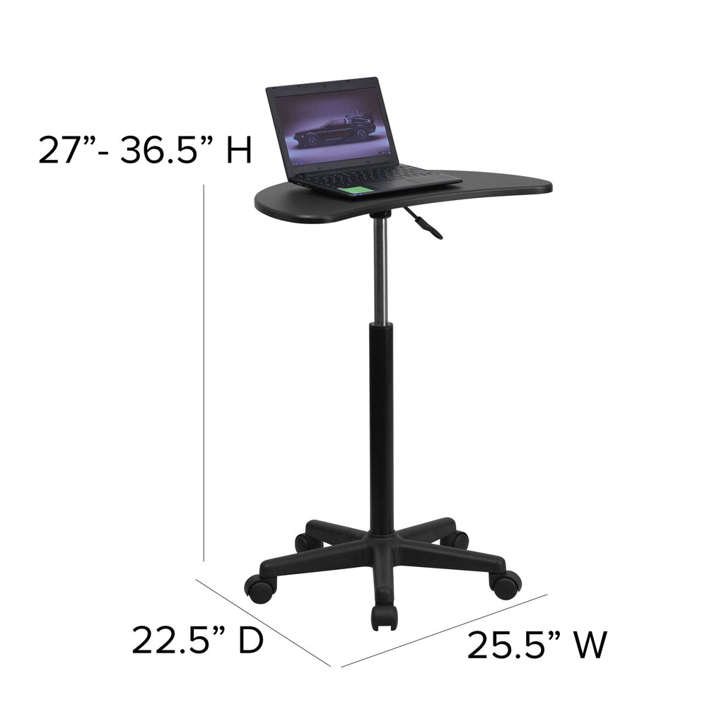 Black Adjustable Computer Desk N98058