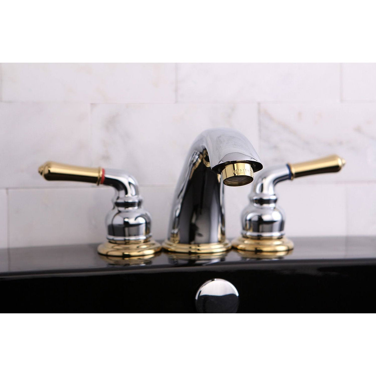 Polished Chrome Widespread Bathroom Faucet T32081