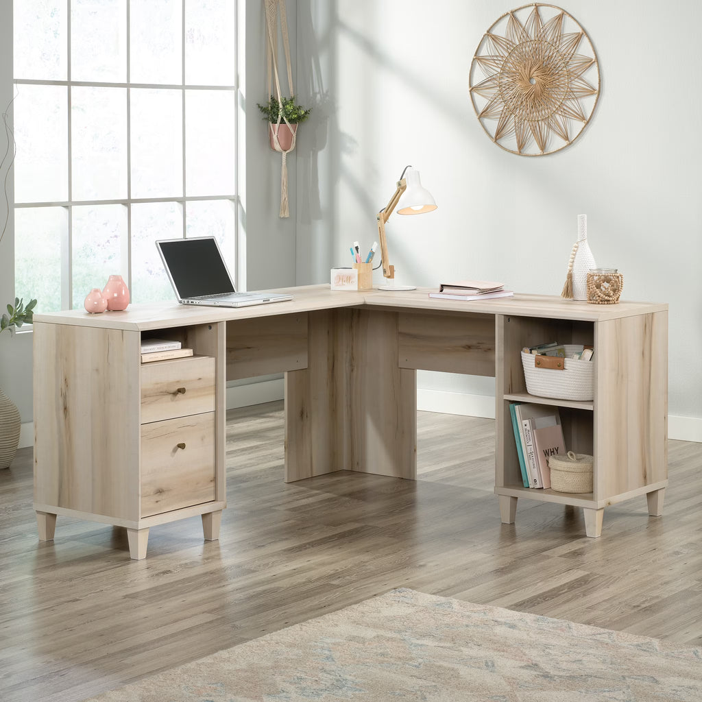 Pacific Maple Finish L-Desk K4002
